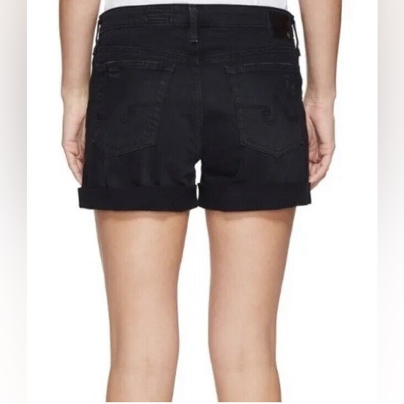 AG Adriano Goldschmied Denim - The Hailey Ex-Boyfriend Roll-Up Short - Size 25 - Picture 3 of 11